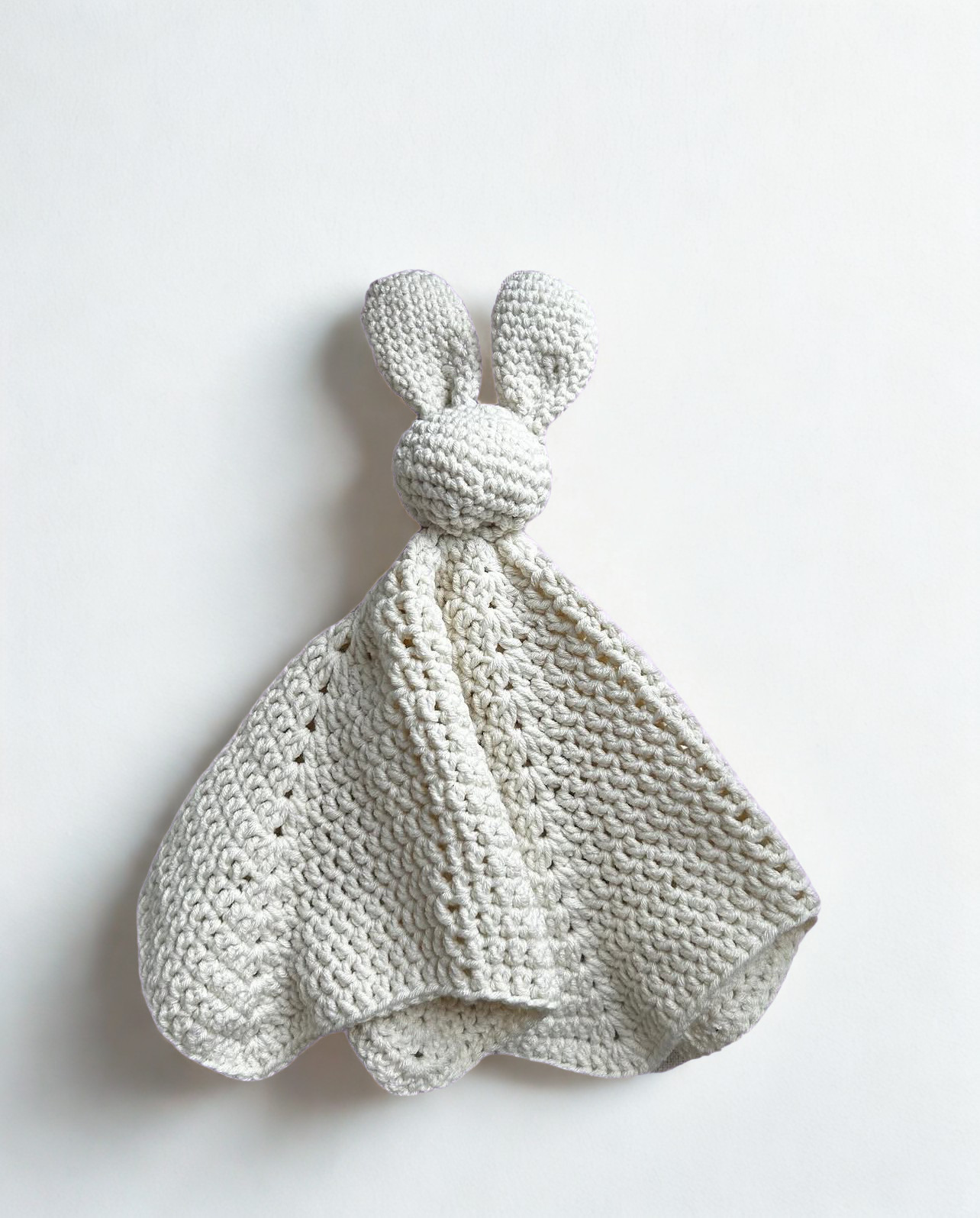 Crochet baby bunny lovey